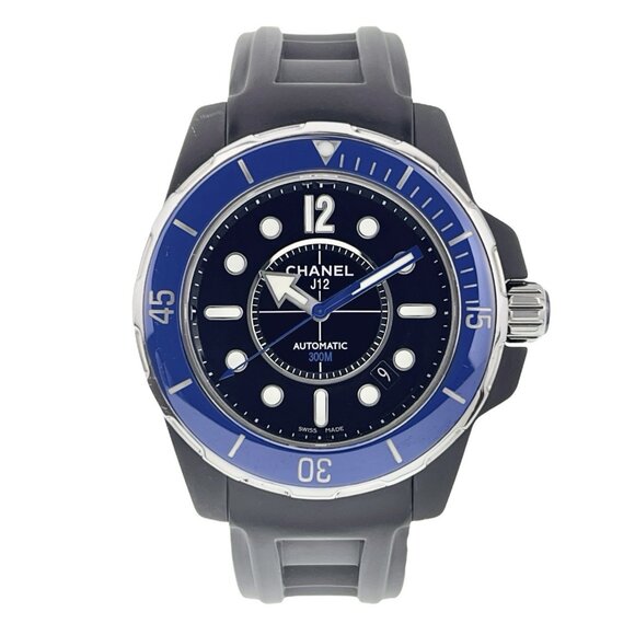 Chanel J12 Ceramic Black Dial 38mm Automatic Movement Men’s Watch J12 Marine - Picture 1 of 9